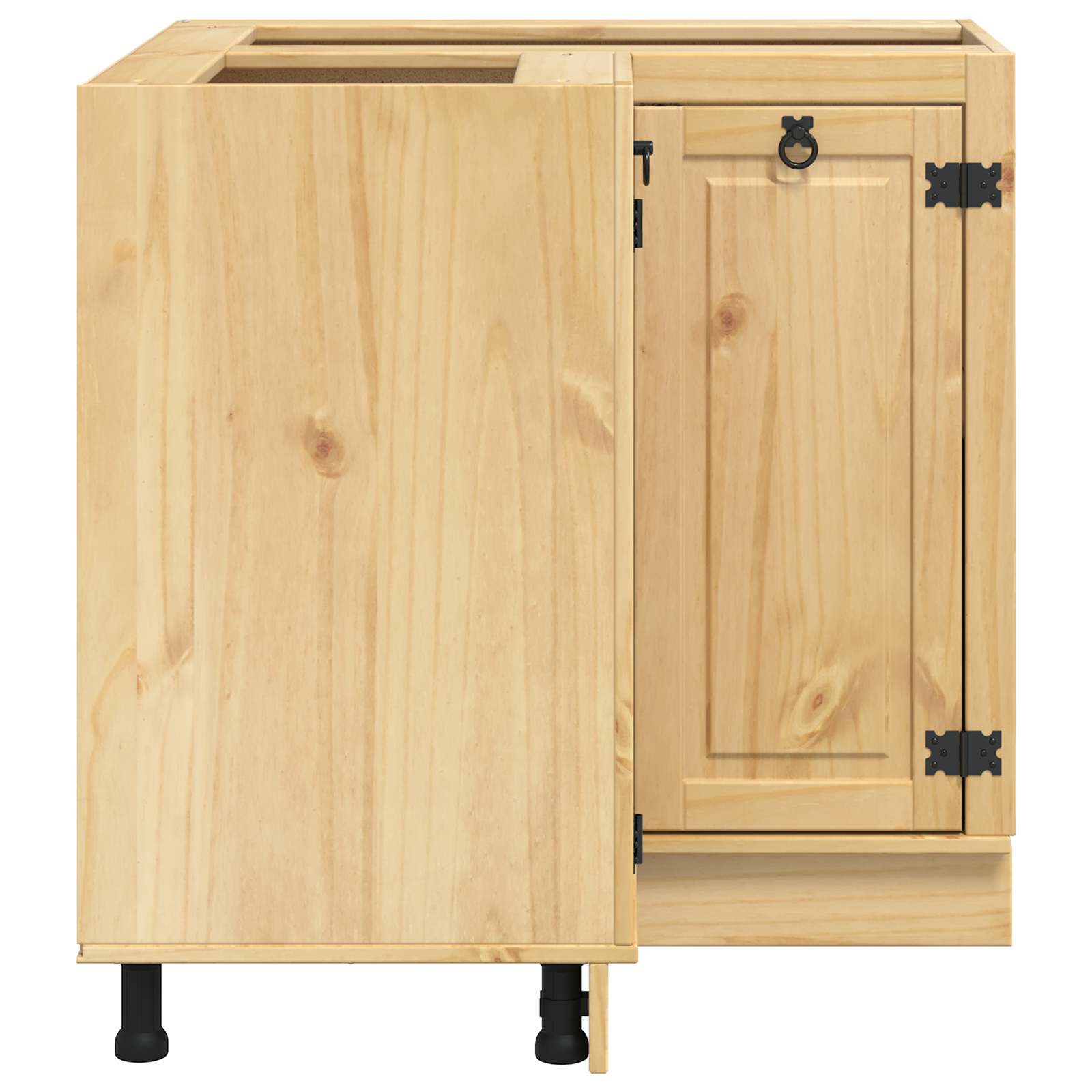 Schrank SKI Honigbraun 60 x 46 x 81,5 cm Massives Kiefernholz