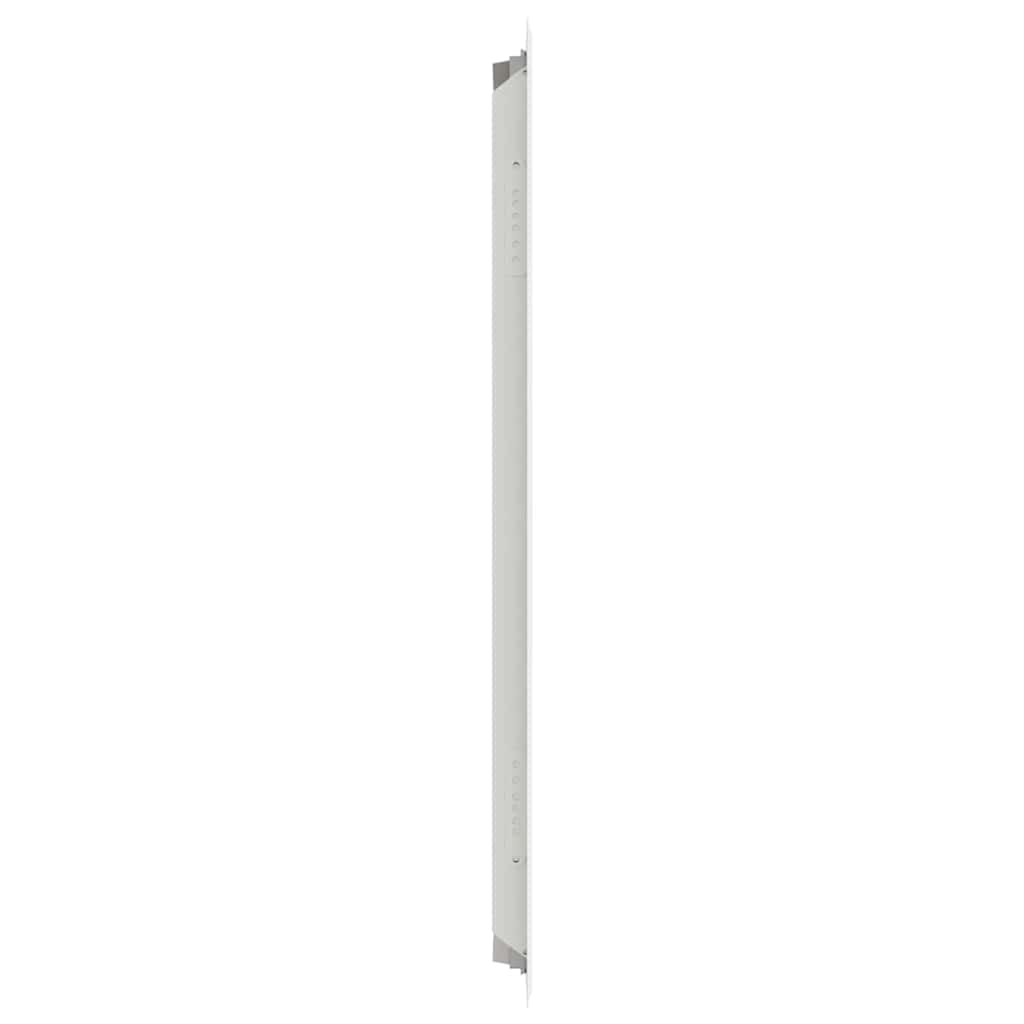 Zugangsklappe 2 pcs Weiß 23 x 23 x 3 cm Stahl