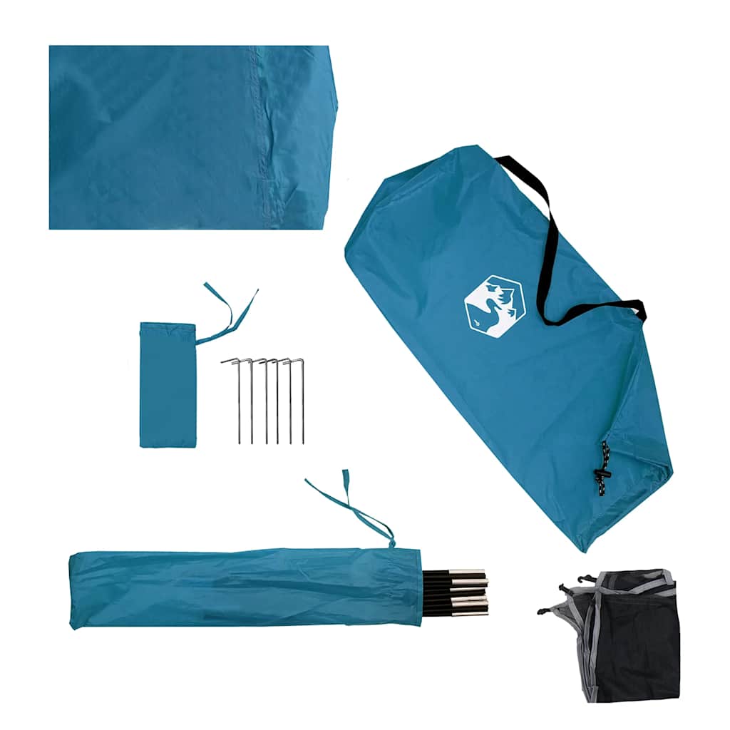 Camping-Windschutz Grün 344x120 cm Wasserdicht