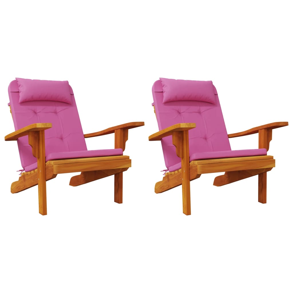 Adirondack-Auflagen 2 Stk. Hellblau Oxford-Gewebe