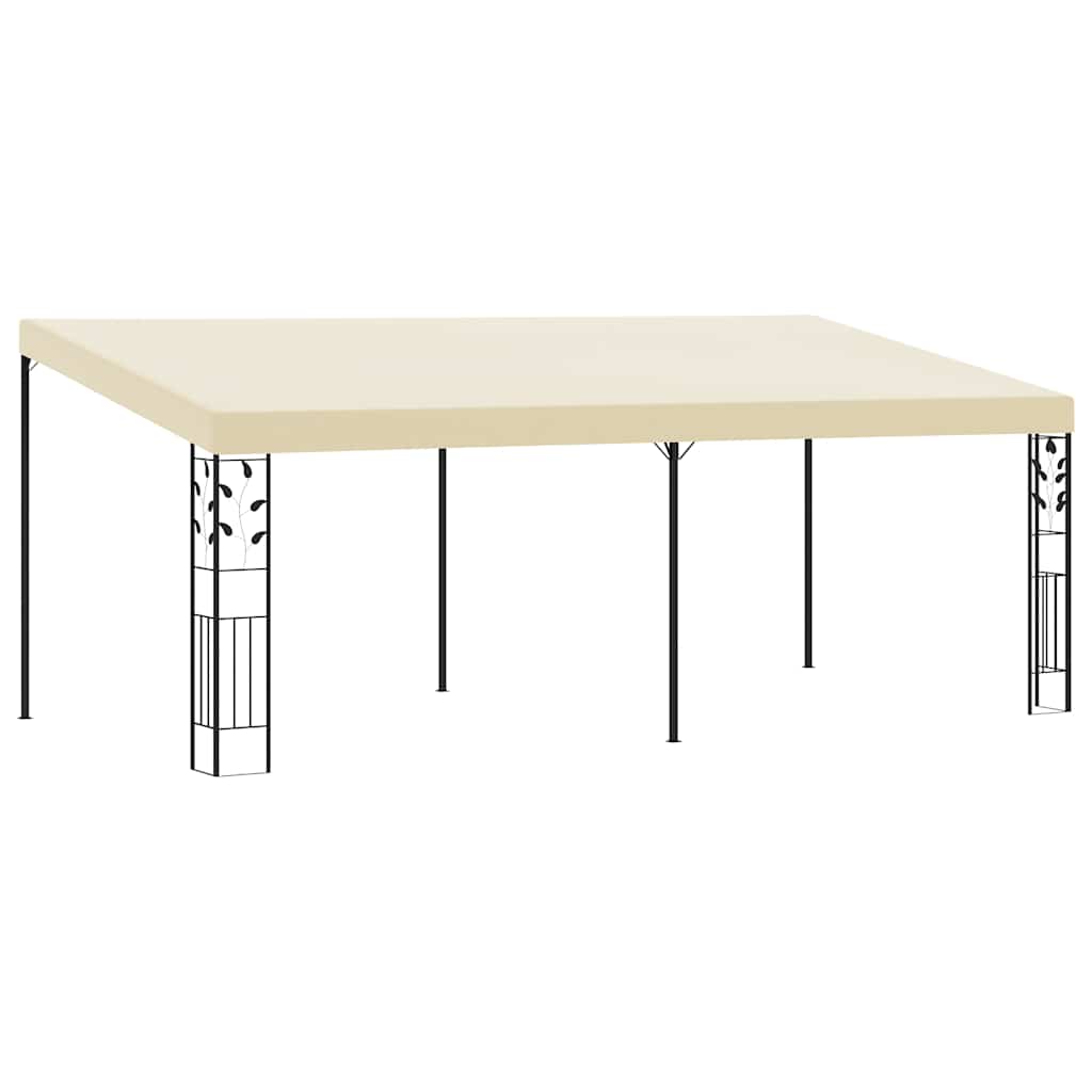 Wand-Pavillon 3x3x2,5 m Cremeweiß