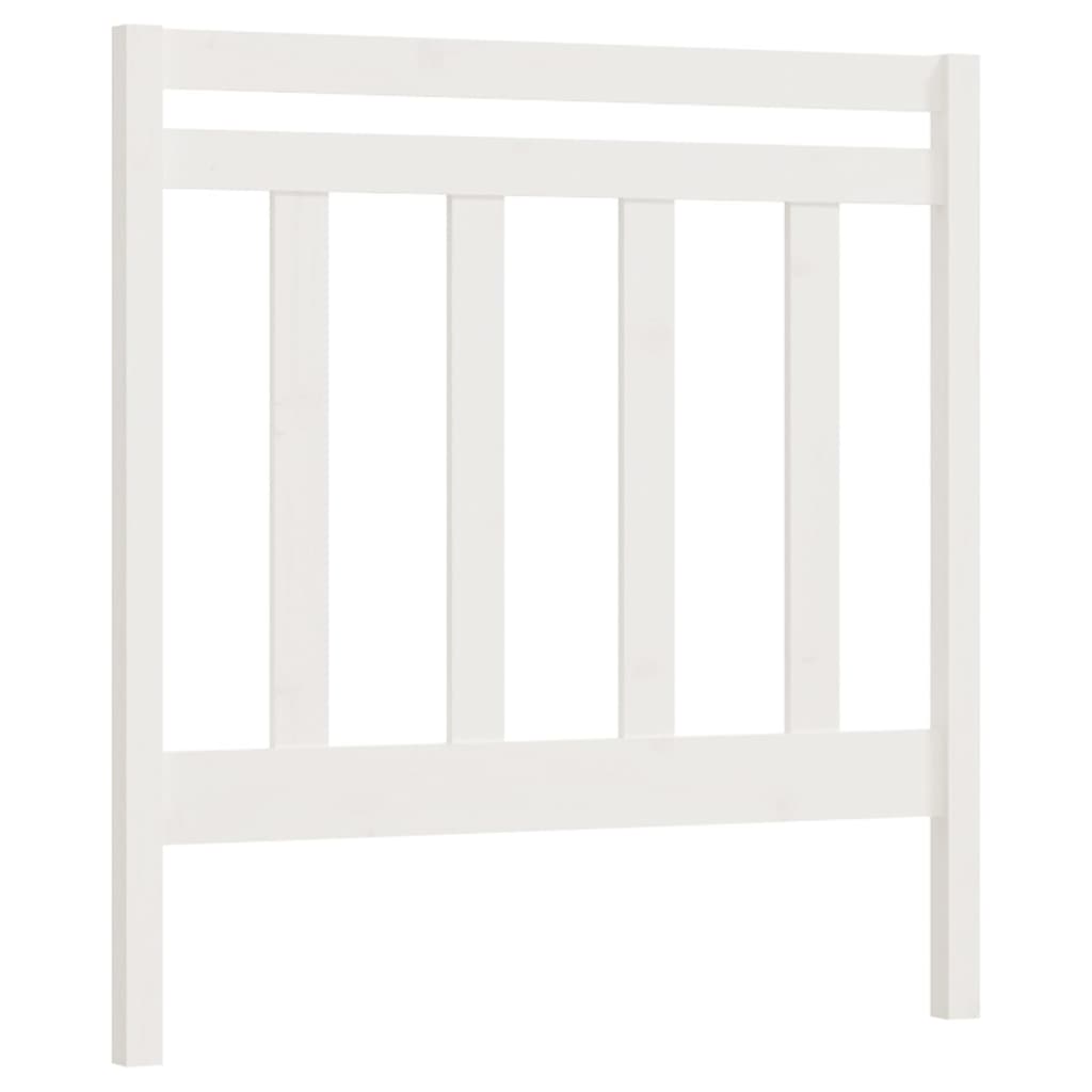 Kopfteil Grau 81x4x100 cm Massivholz Kiefer
