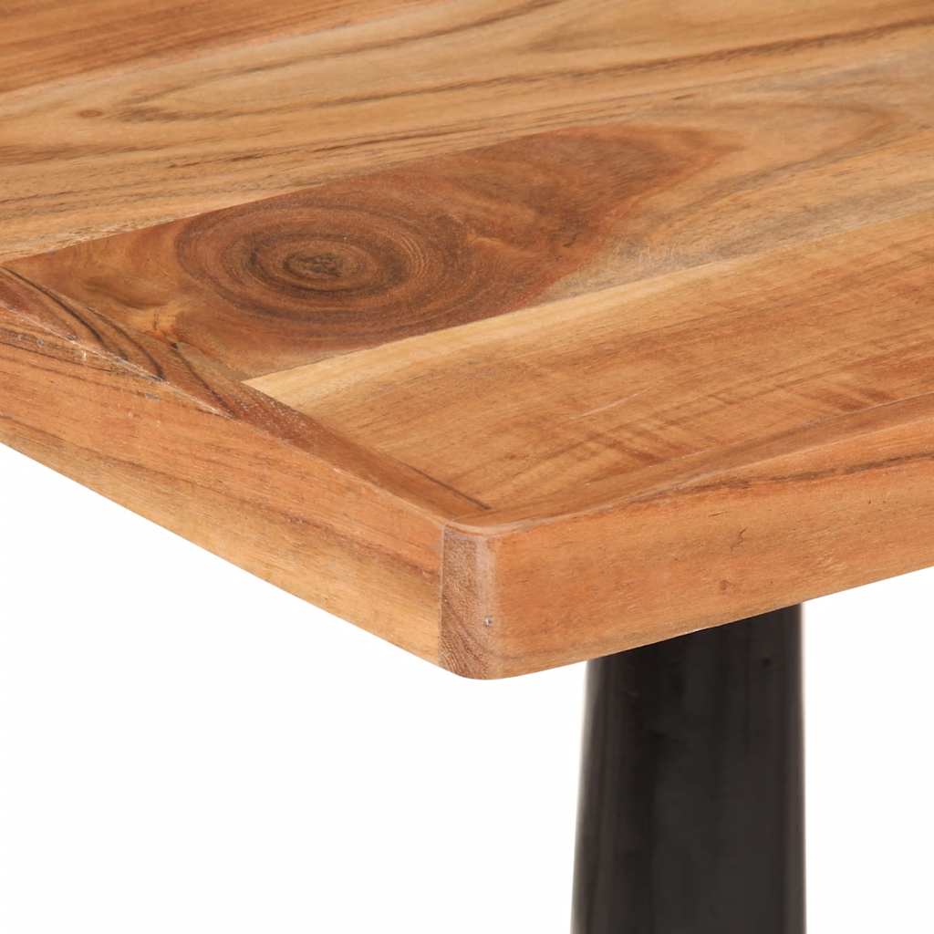 Bistrotisch 60x60x77 cm Raues Mangoholz