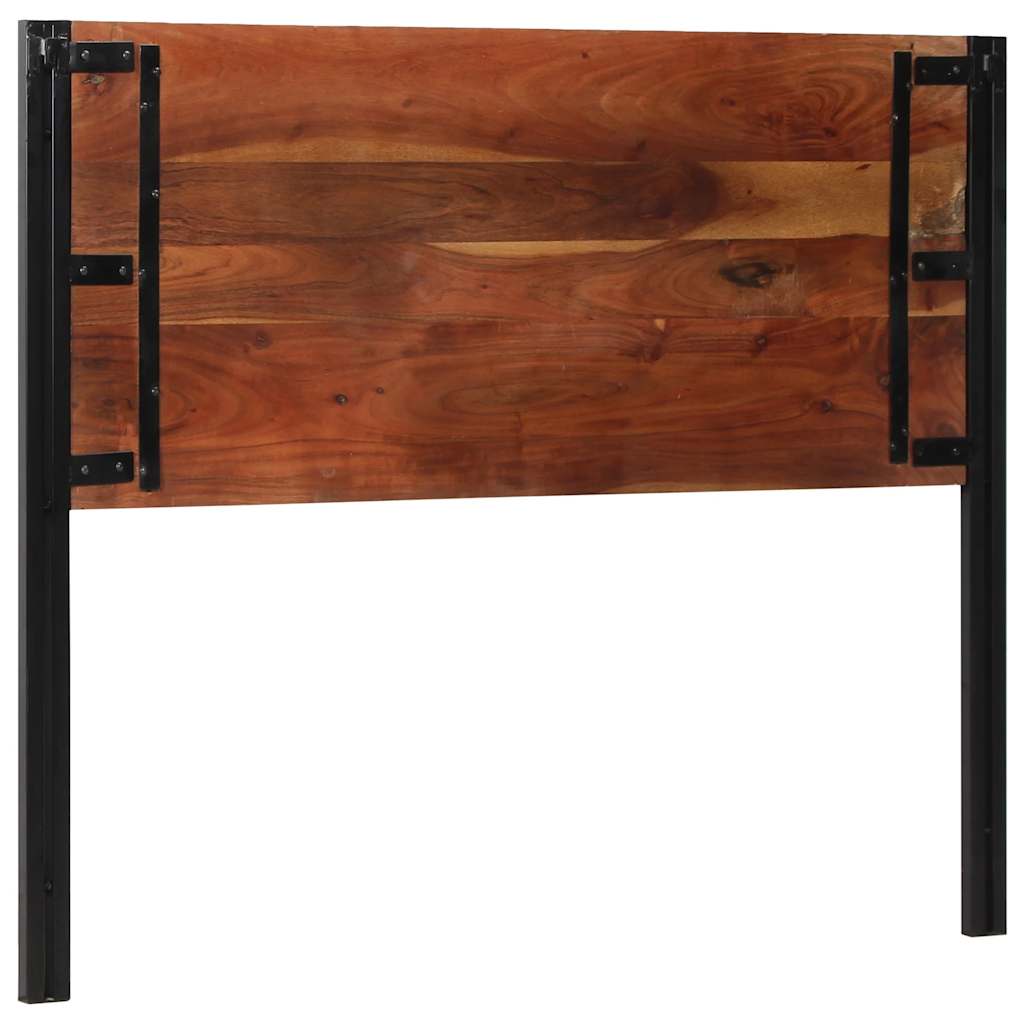 Kopfteil 100 cm Massivholz Mango und Eisen