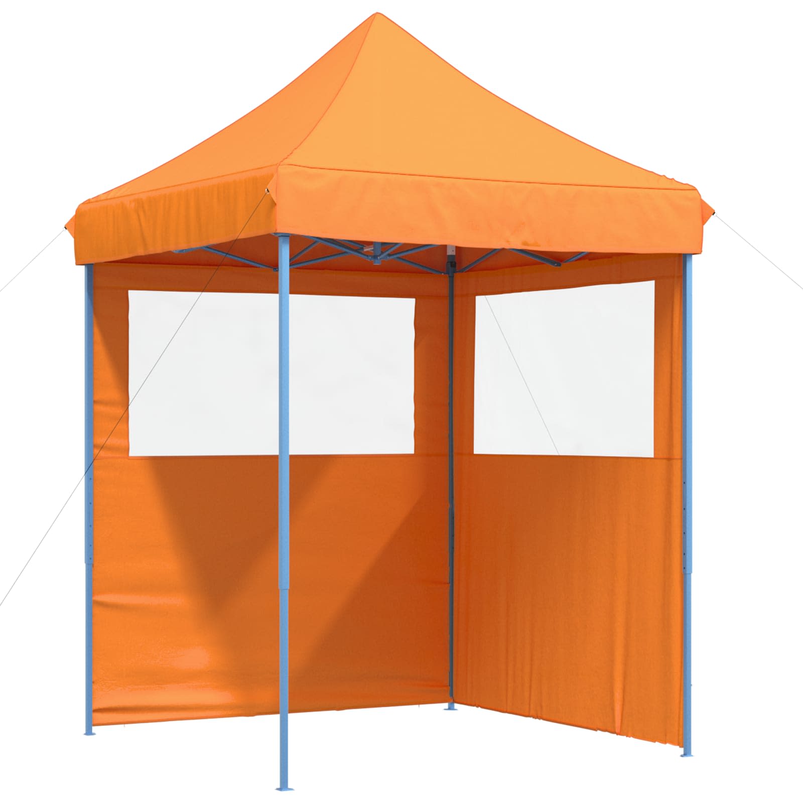 Partyzelt Faltbar Pop-Up Schwarz 200x200x306 cm