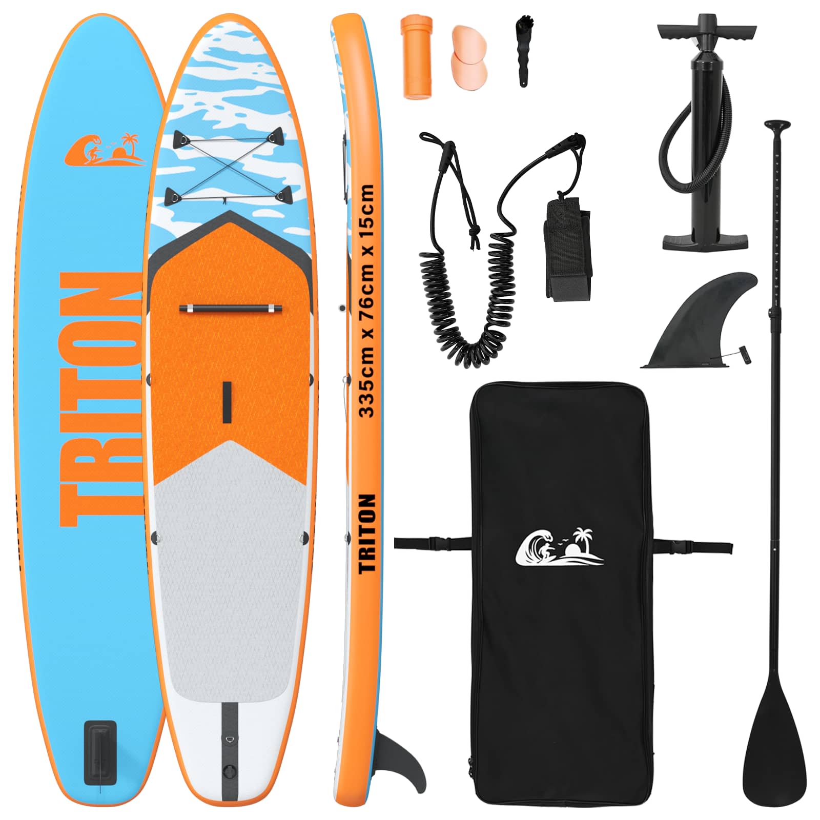 Aufblasbares Stand Up Paddle Board HYDROS 305 x 76 x 15 cm für