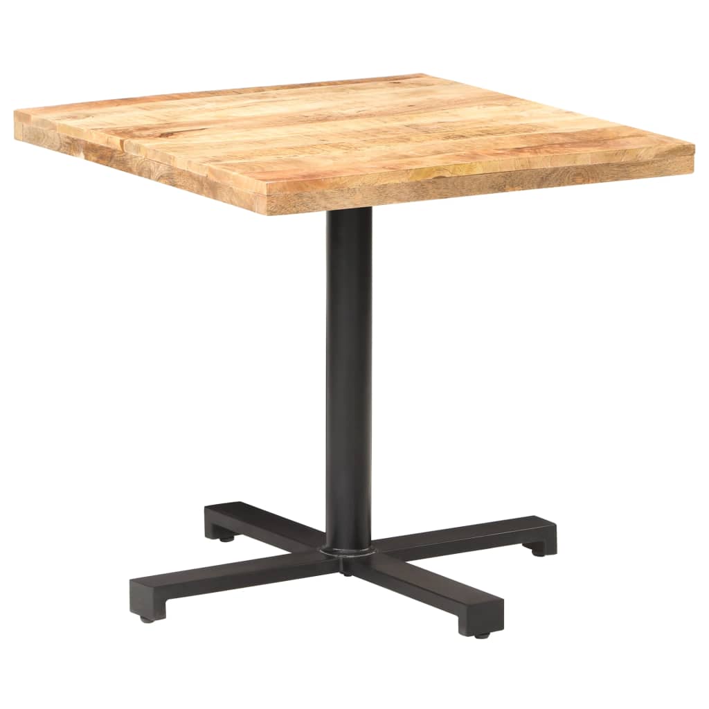 Bistrotisch Rund Ø60x75 cm Raues Mangoholz