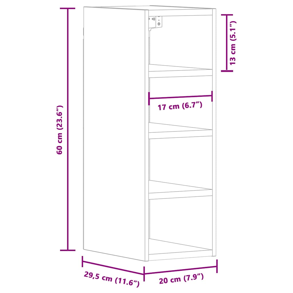 Unterschrank Lyon Weiß 60x46x81,5 cm Holzwerkstoff