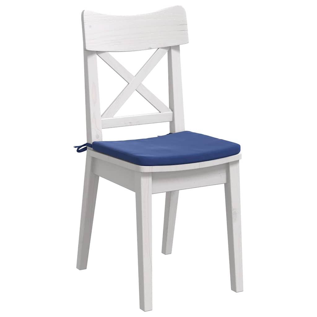 Sitzkissen 4 pcs Blau 40 x 40 x 3 cm Samt