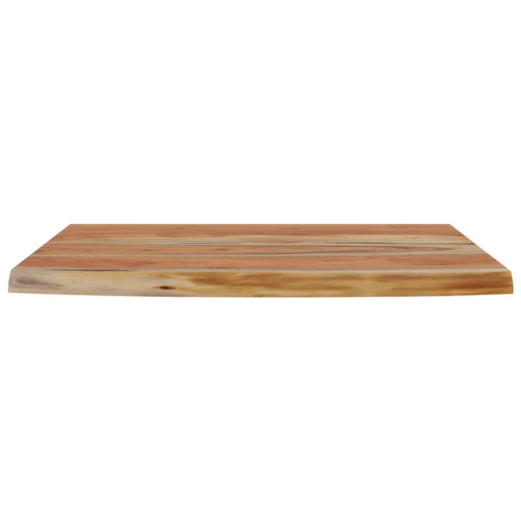 Wandregal 40x20x2,5 cm Rechteckig Massivholz Akazie Baumkante