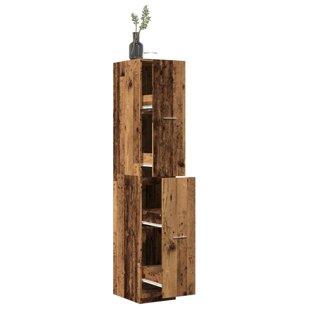 Apothekerschrank Weiß 30 x 41 x 174,5 cm Holzwerkstoff