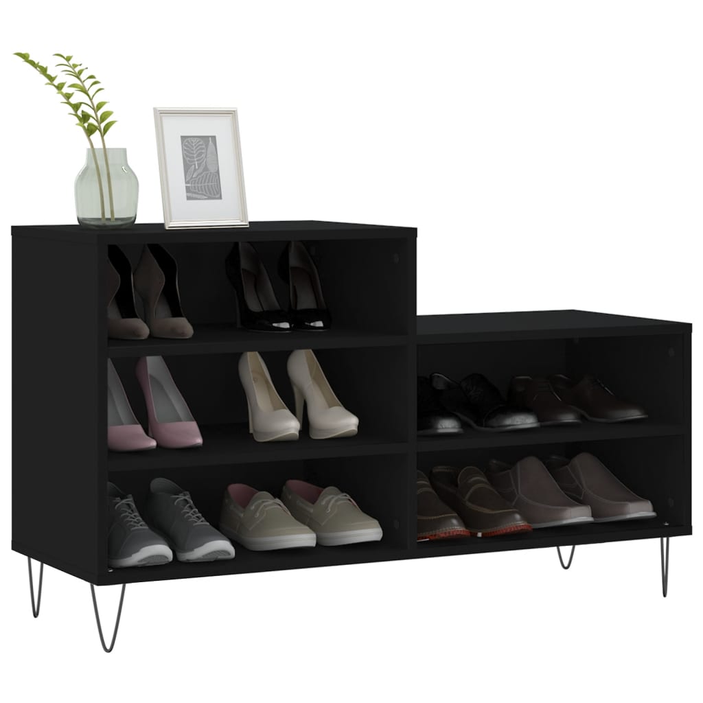 Schuhregal Weiß 102x36x60 cm Holzwerkstoff