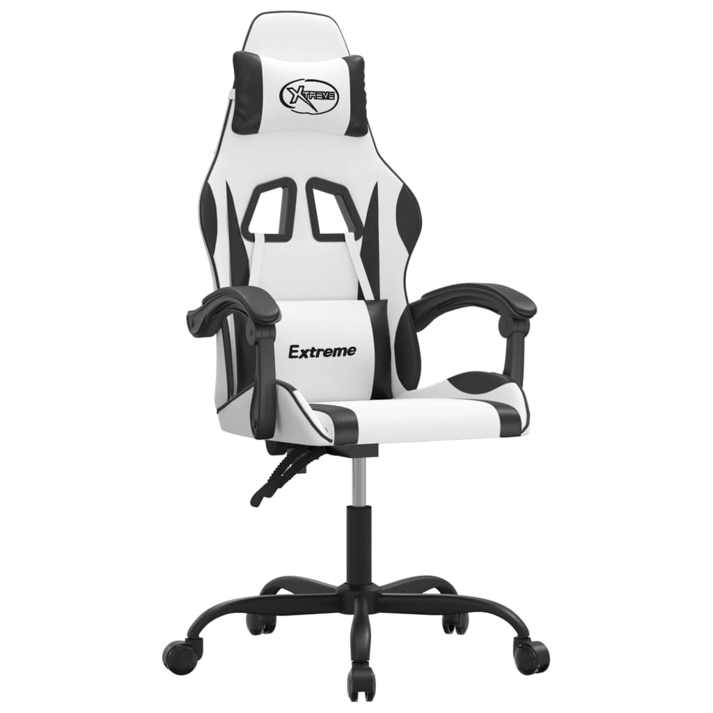 Gaming-Stuhl Schwarz und Golden Kunstleder