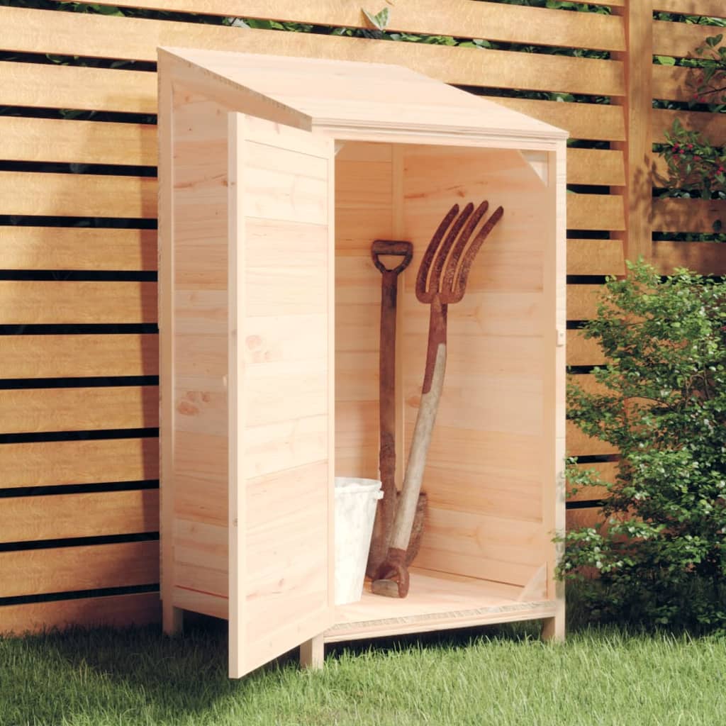 Geräteschuppen 55x52x174,5 cm Massivholz Tanne