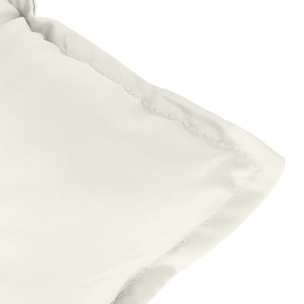 Gartenbank-Auflage Melange Anthrazit 100x50x7 cm Stoff