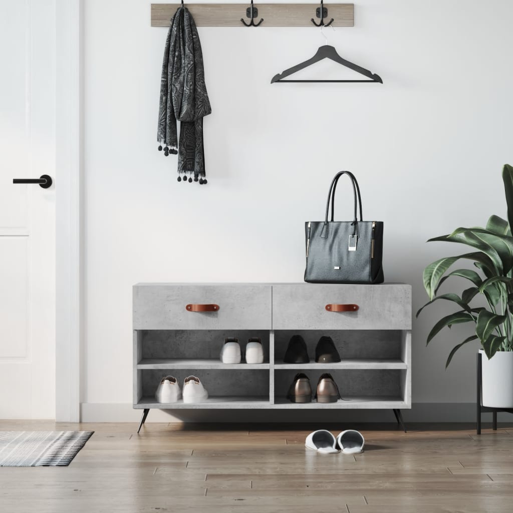 Schuhbank Weiß 102x35x55 cm Holzwerkstoff