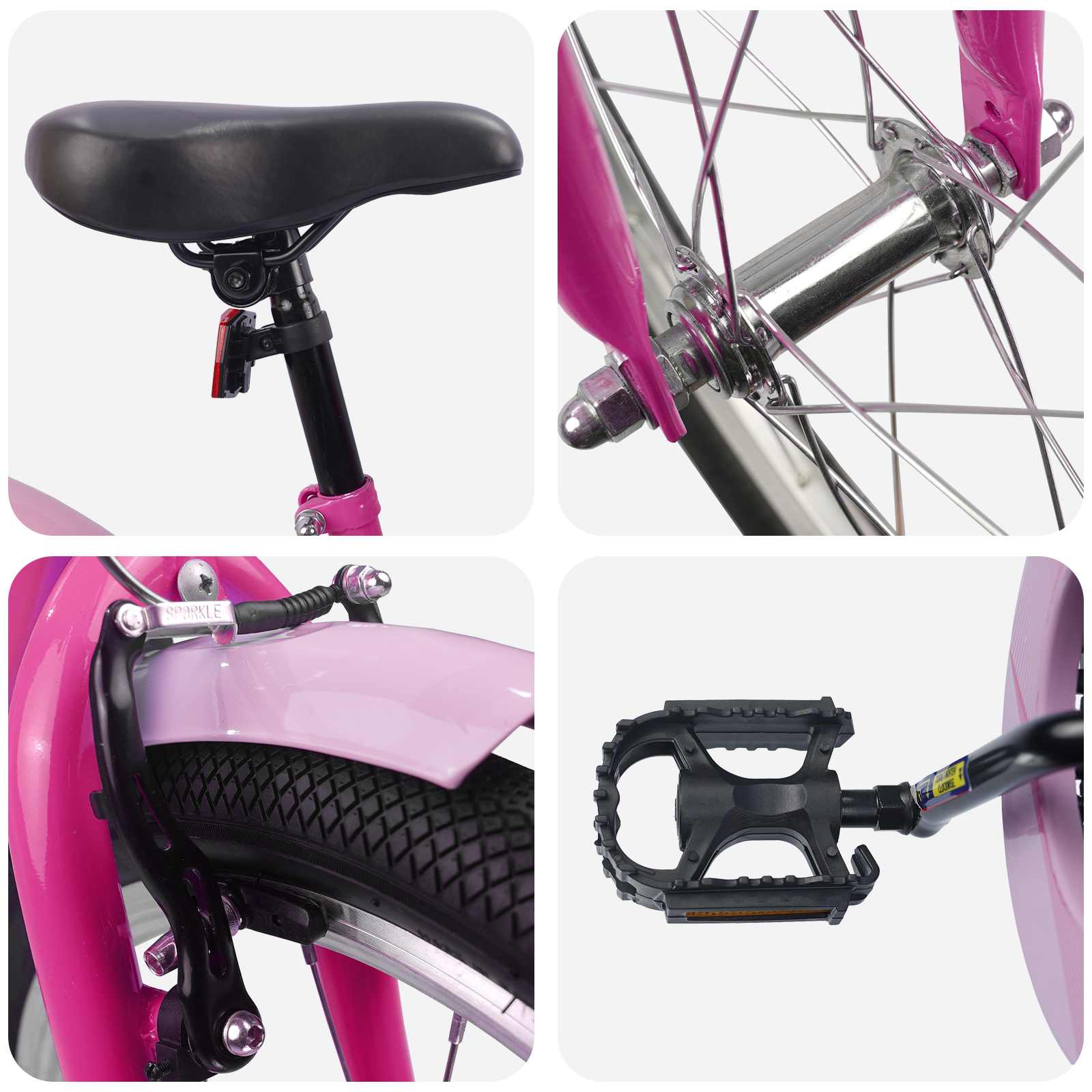 Kinderfahrrad 12 Zoll für 2-4 Jahre alt Himmelblau