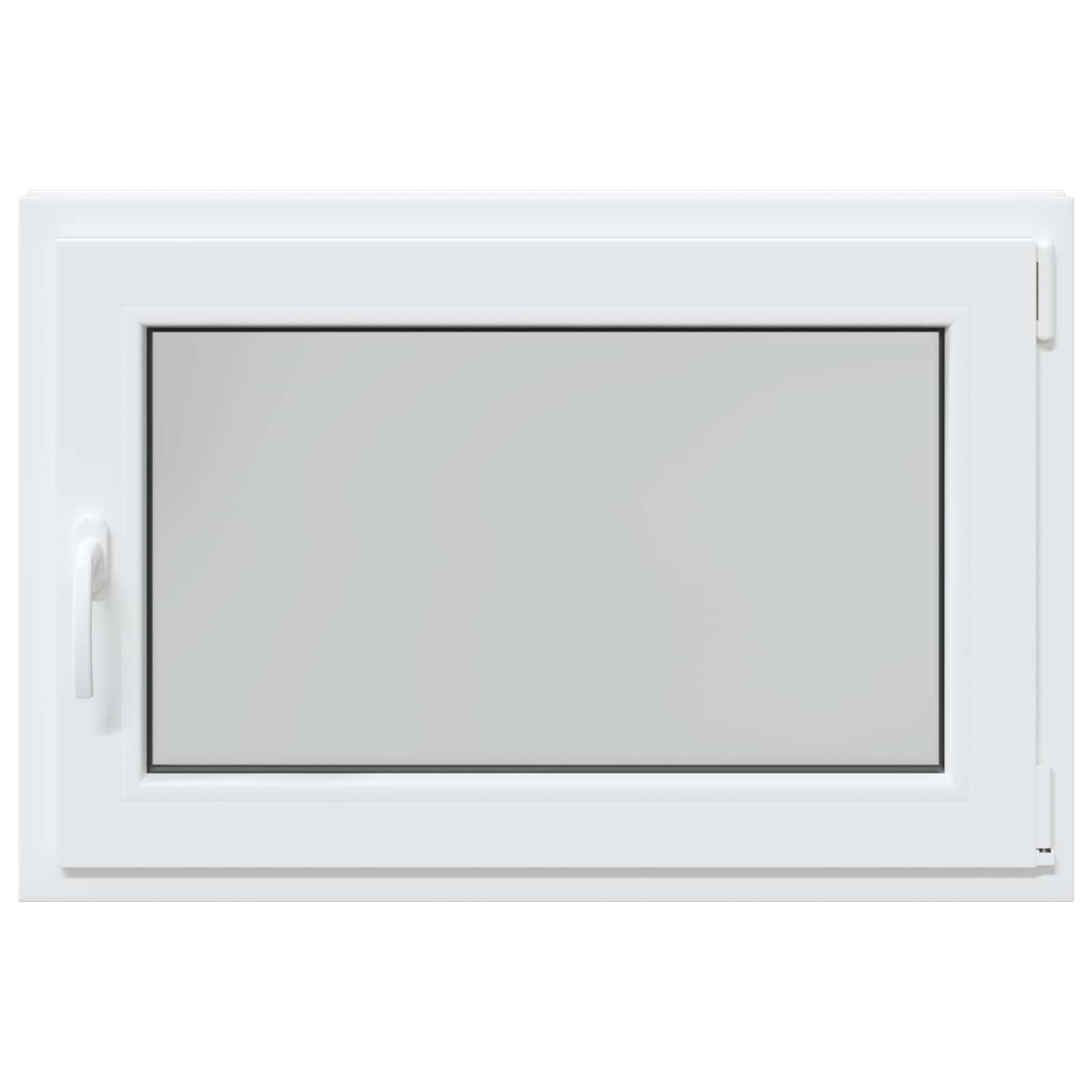 Kellerfenster RISOR 50 x 50 cm PVC und Glas Weiß