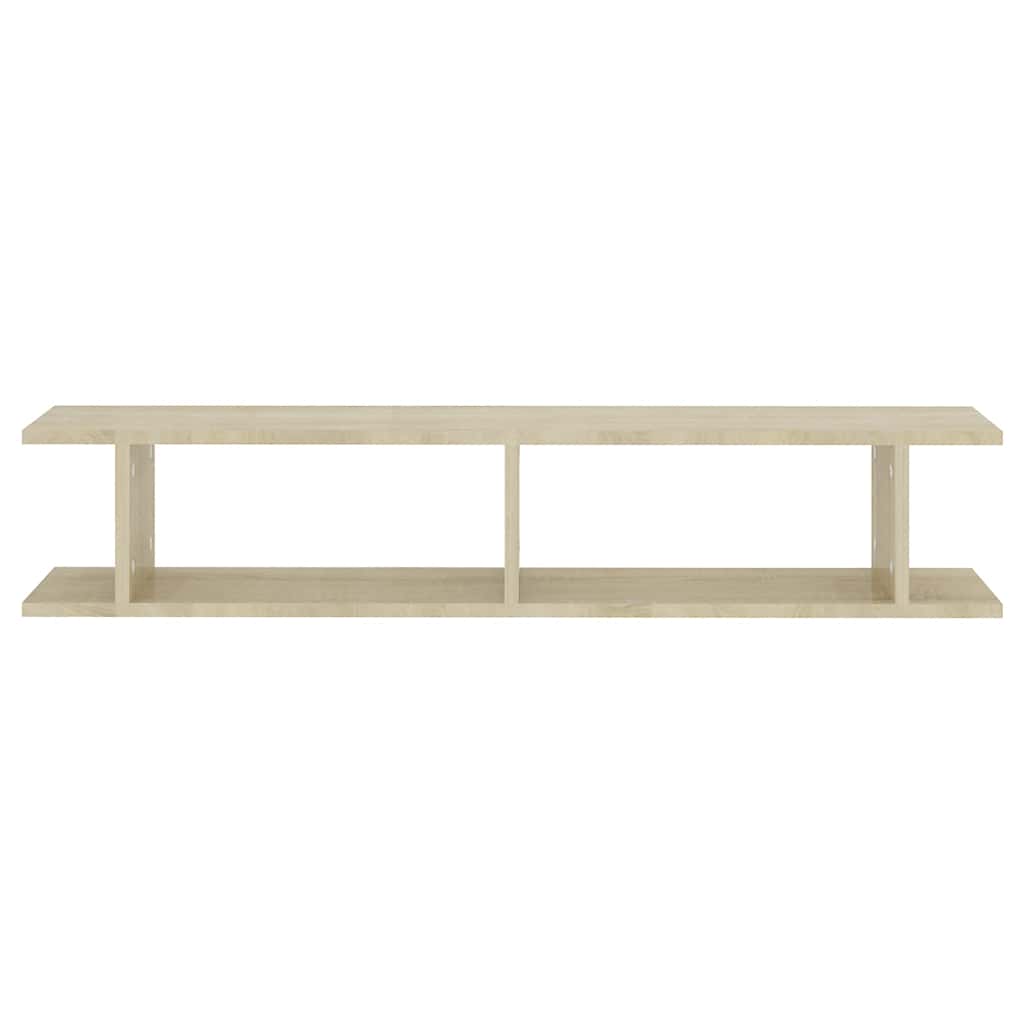 Wandregale 2 Stk. Weiß 75x18x20 cm Holzwerkstoff