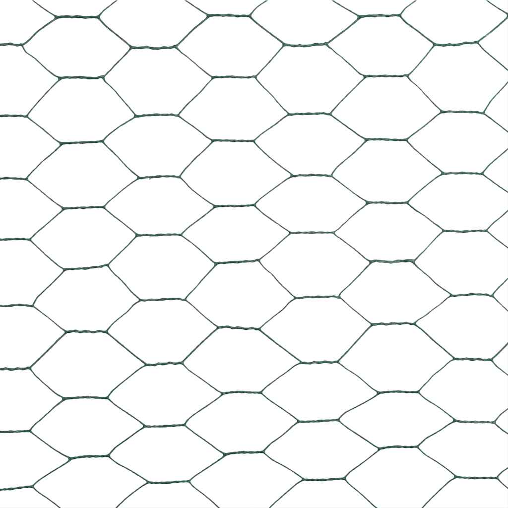 Drahtzaun mit PVC-Beschichtung 25x0,5 m Grün