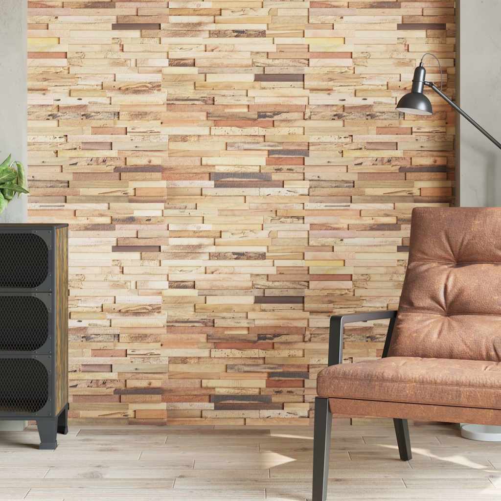 Wandplatten 10 Stk. 1,03 m² Massivholz Teak