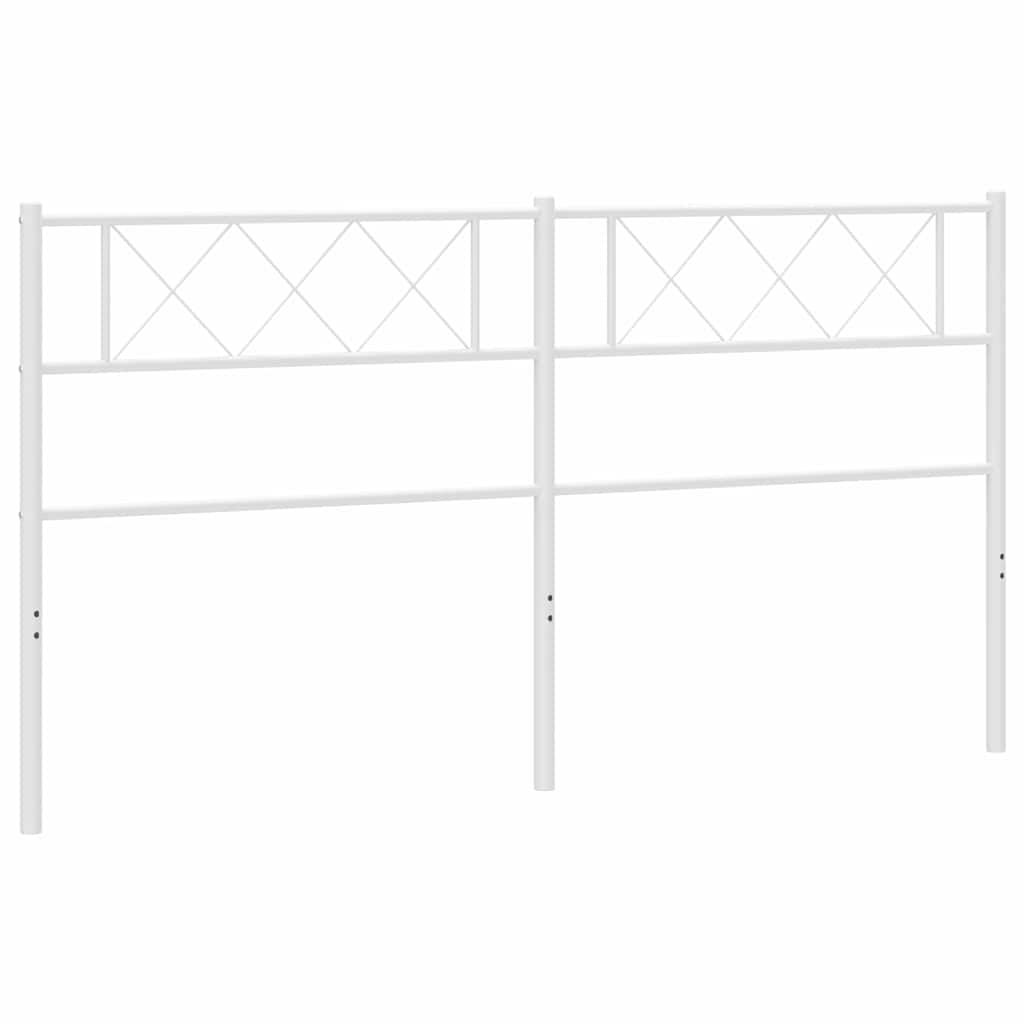Ersatz-Kopfteil Metall Schwarz 100 cm