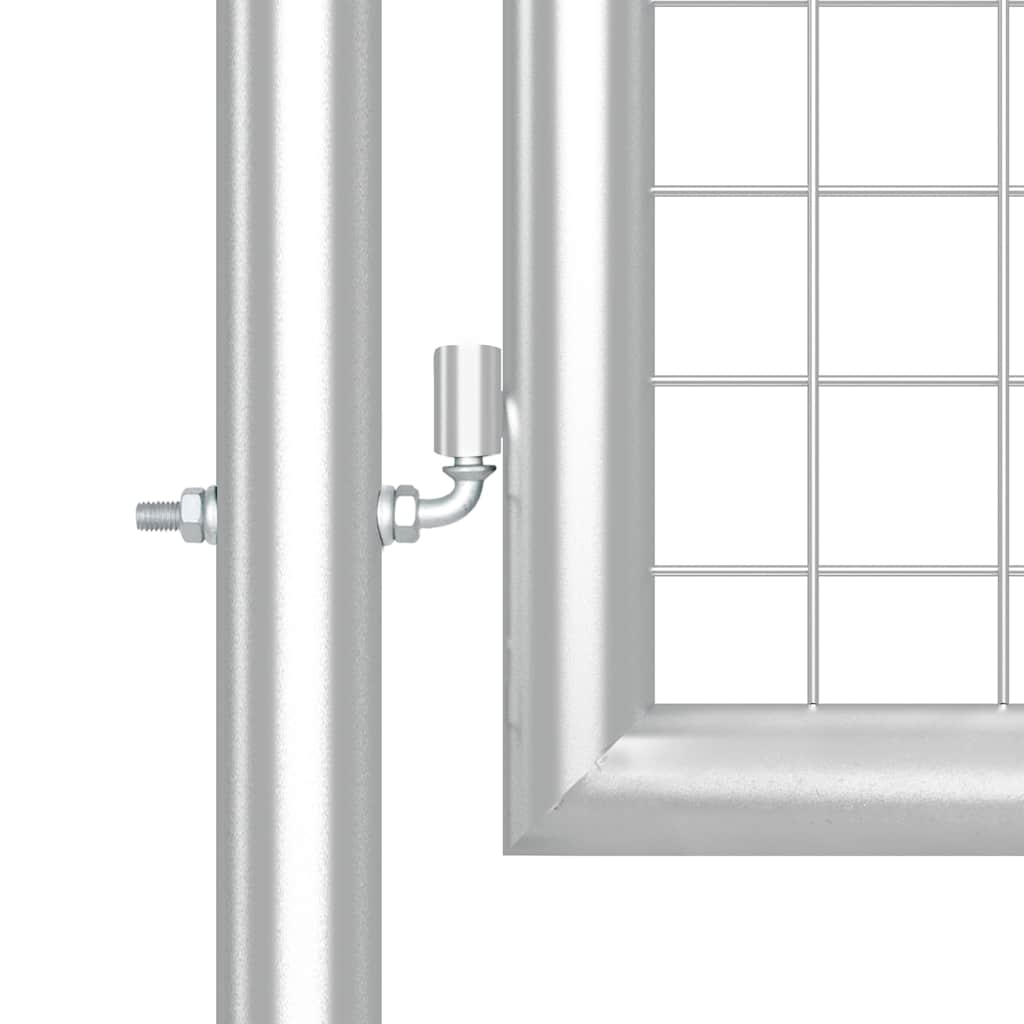 Maschen-Gartentor Anthrazit 300x125 cm Verzinkter Stahl
