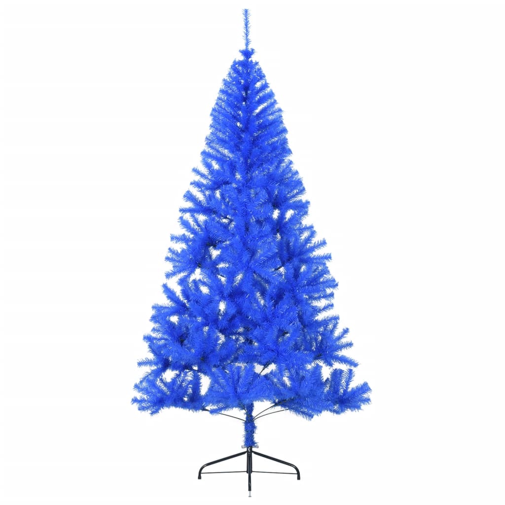 Künstlicher Halb-Weihnachtsbaum mit Ständer Grün 150 cm PVC