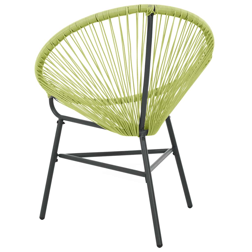 Acapulco-Gartenstuhl Poly Rattan Grün