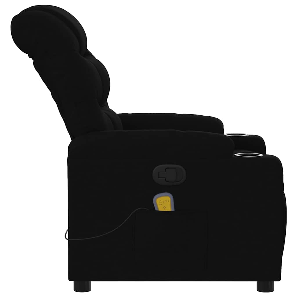 Massage-Relaxsessel, hellgrauer Stoff