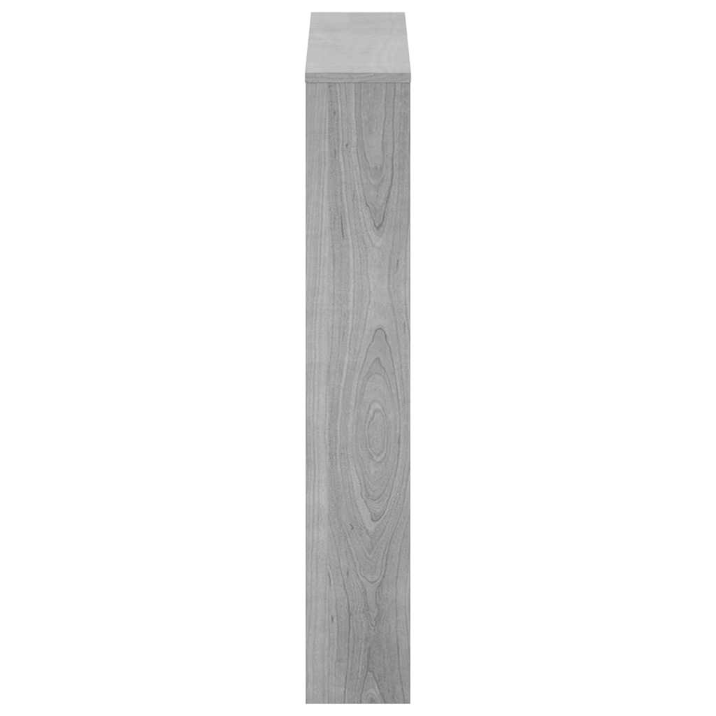 Schuhschrank mit 2 Fächern Spiegel Eiche-Optik 63x17x67 cm