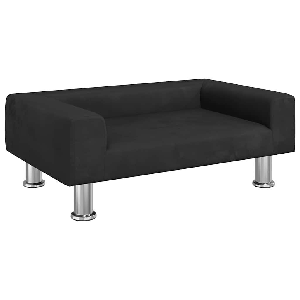 Kindersofa Blau 70x45x26,5 cm Samt