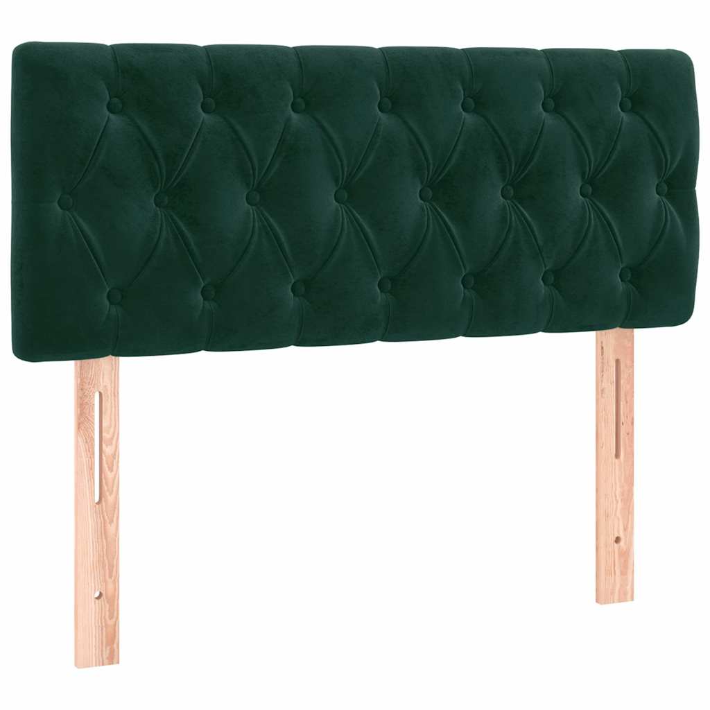 Kopfteil Hellgrau 80x7x118/128 cm Samt