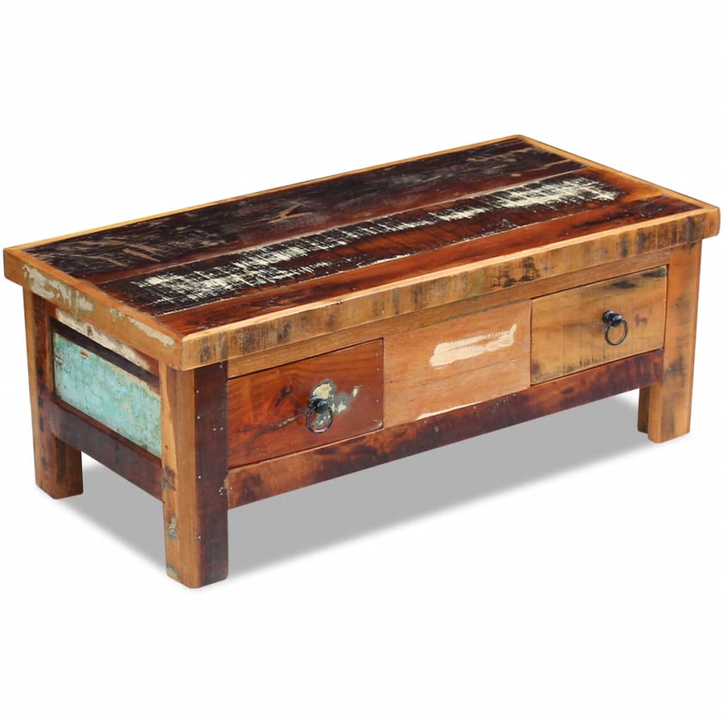 Couchtisch 90x45x35 cm Massivholz Mango