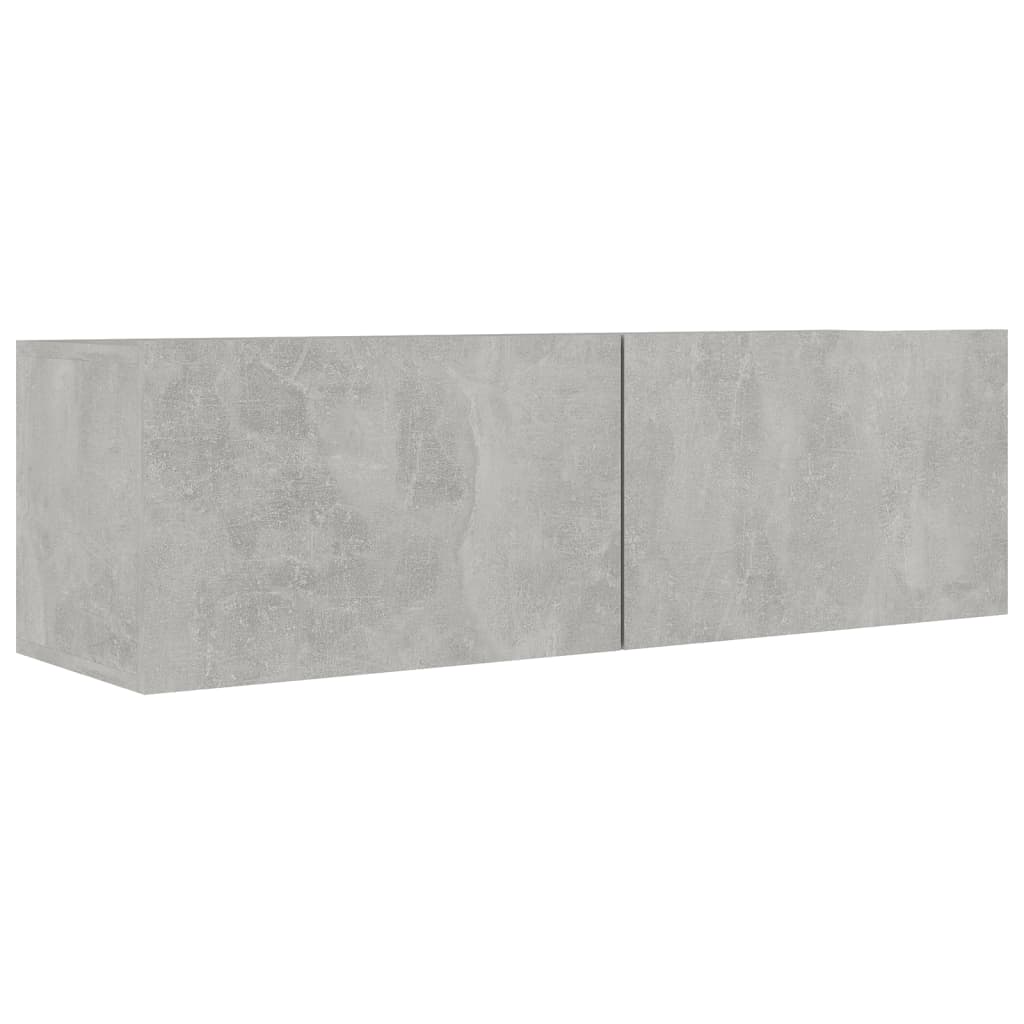 4-tlg. TV-Schrank-Set Weiß Holzwerkstoff