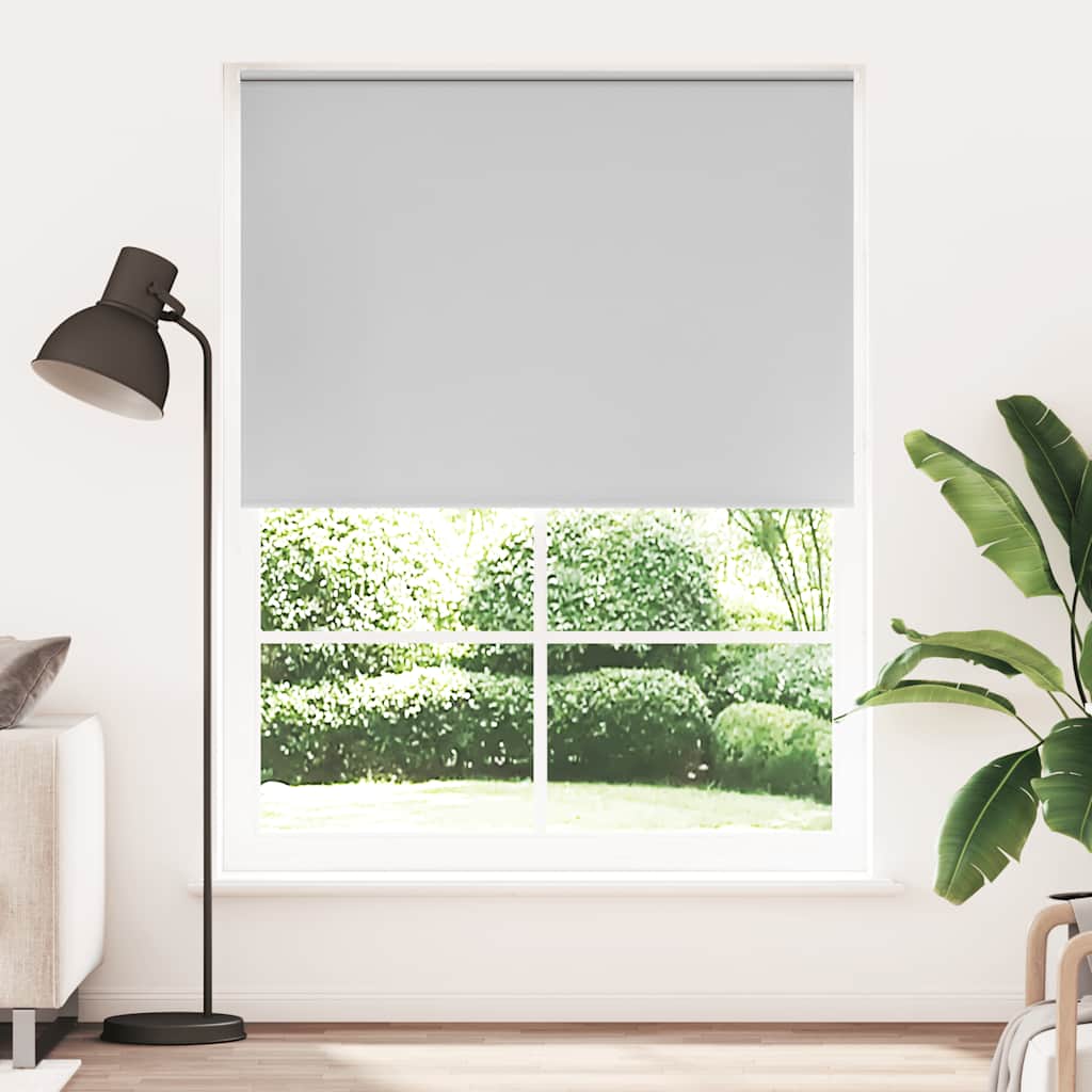 Verdunkelungsrollo 84,4 x 175 cm, Stoffbreite 80 cm, Weiß
