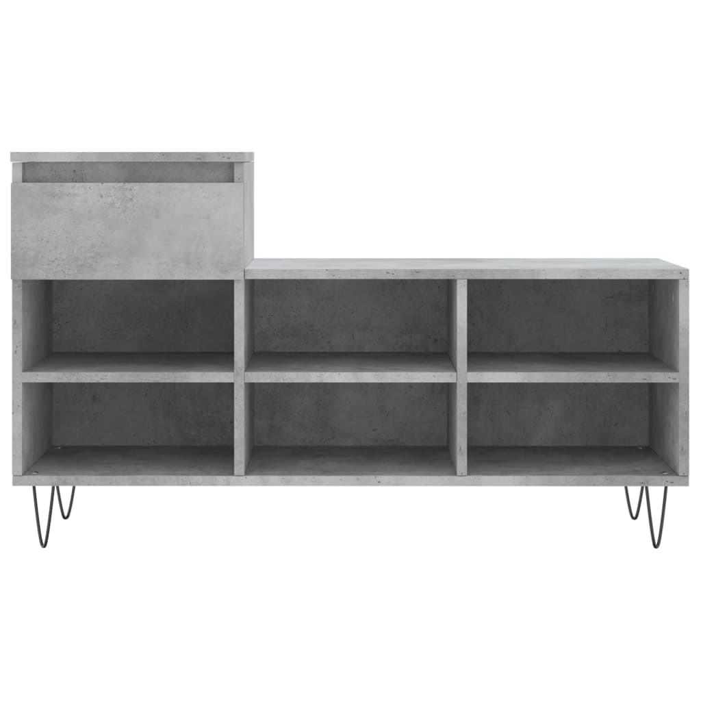 Schuhregal Weiß 102x36x60 cm Holzwerkstoff