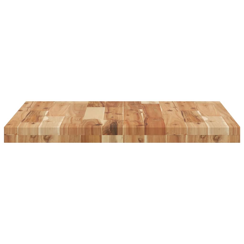Tischplatte Rund Ø40x2 cm Massivholz Akazie