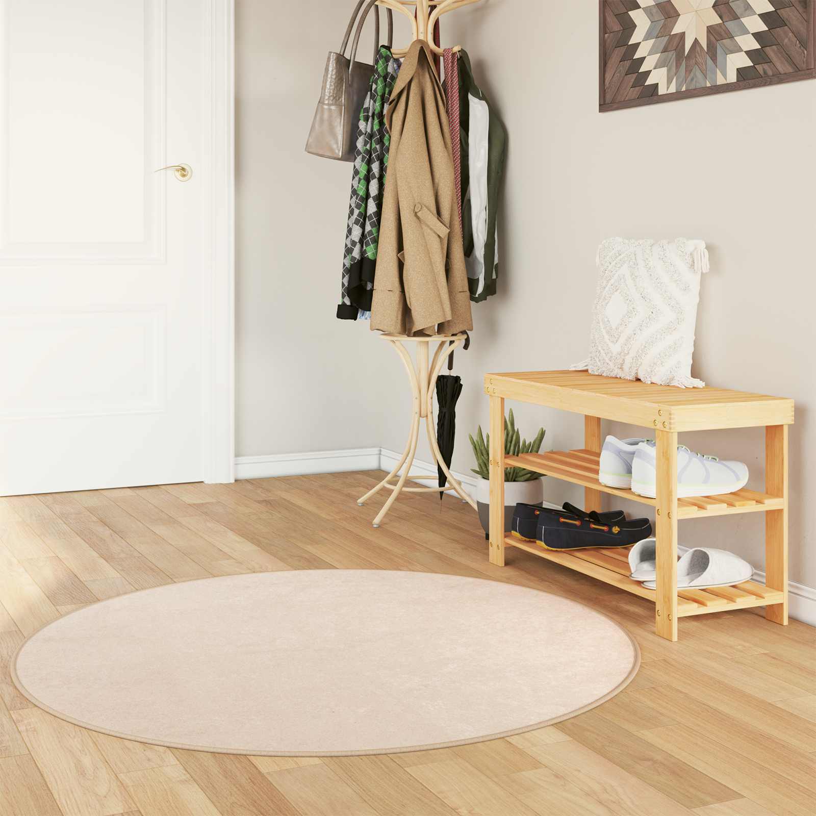 Teppich Waschbar Mehrfarbig 160x230 cm