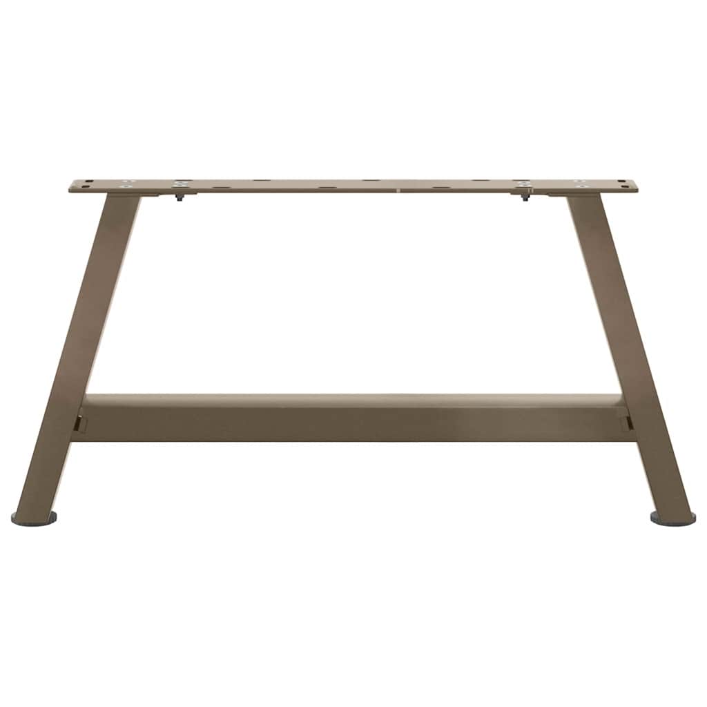 Couchtischbeine A-Form 2 Stk. 30x(30-31) cm Stahl