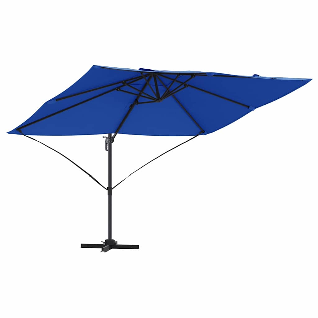 Sonnenschirm Sand 351 x 250 x 260 cm Polyester und Aluminium