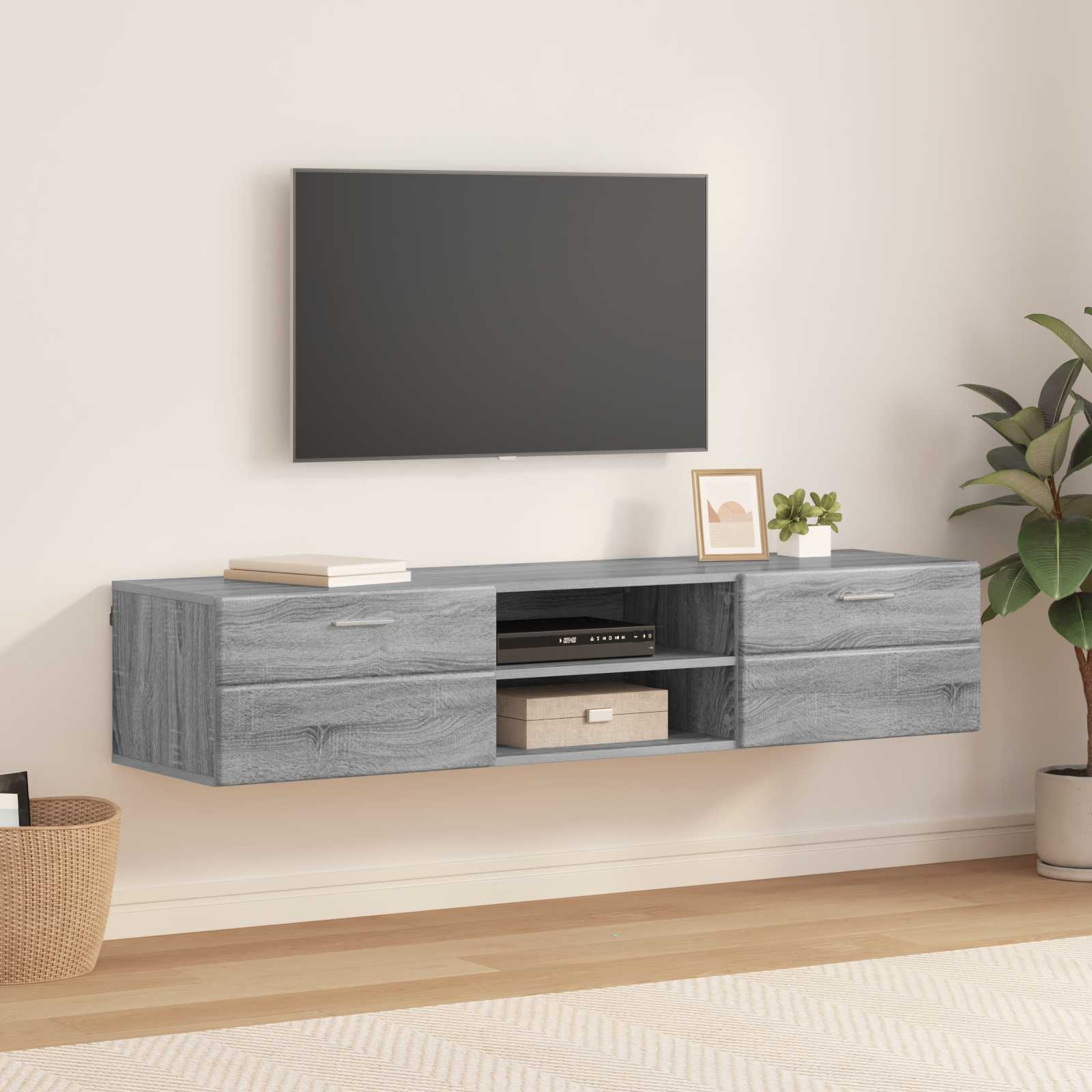 Highboard mit Regal FLORIN Weiß 60 x 35 x 182 cm Holzwerkstoff