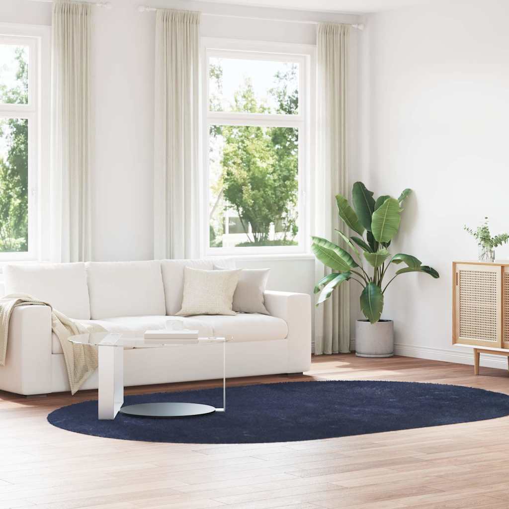 Teppich Shaggy Hochflor NAVARRA Beige 60x100 cm Polyester