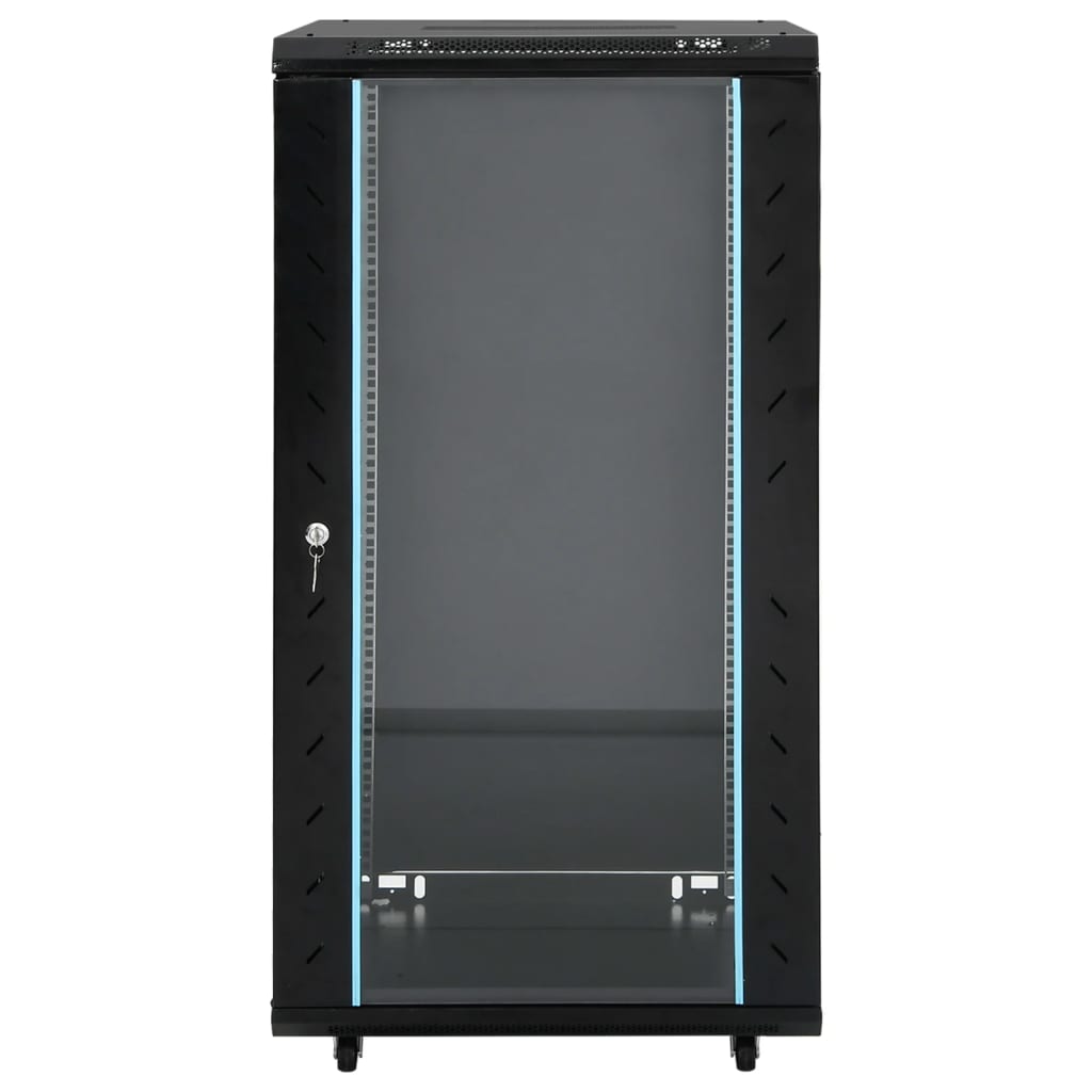 15HE Netzwerkschrank mit Schwenkfüßen 19" IP20 60x45x86 cm