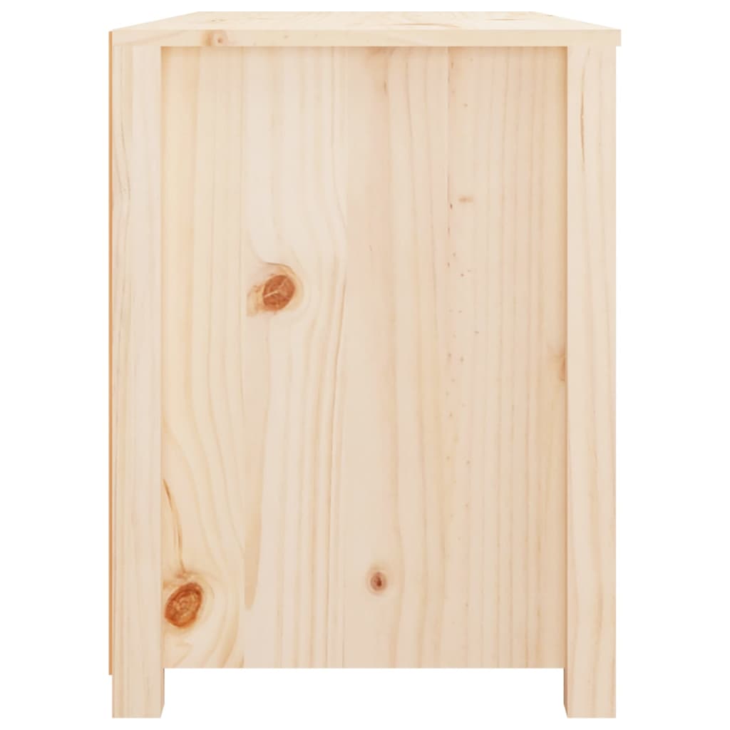 Beistellschrank 100x40x72 cm Massivholz Kiefer