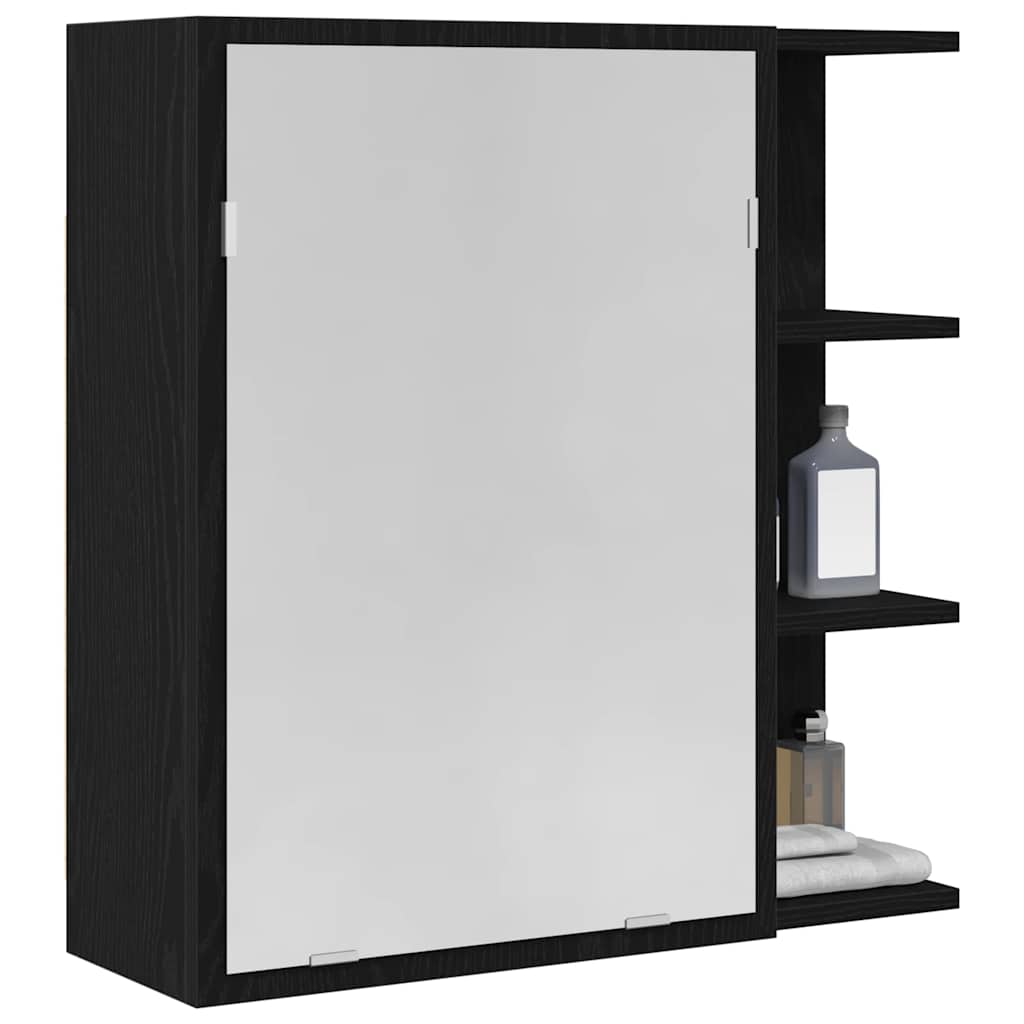 Bad-Spiegelschrank Weiß 62,5x20,5x64 cm Holzwerkstoff