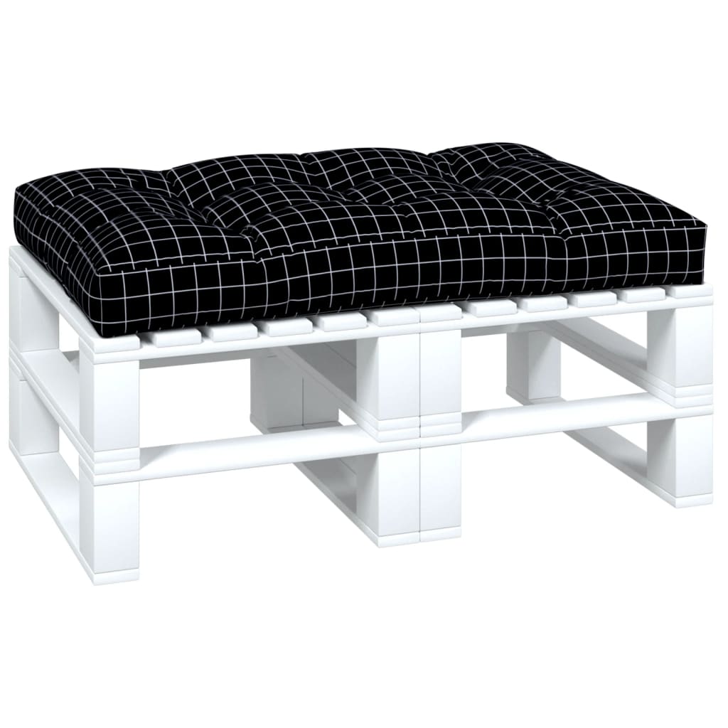 Palettenkissen Anthrazit 50x50x12 cm Stoff