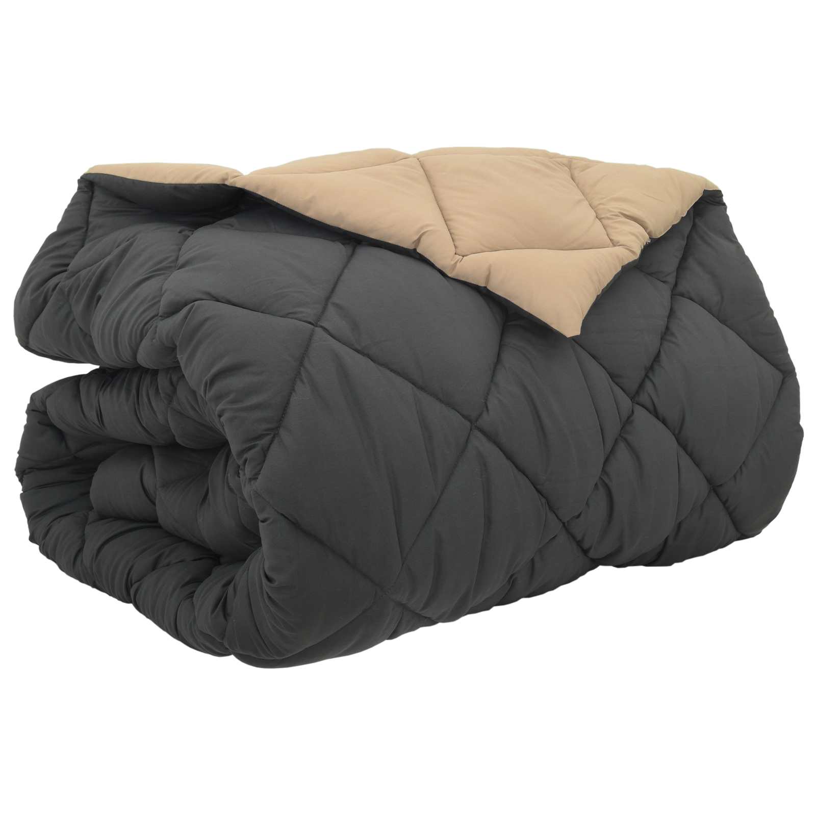 Winterbettdecke Anthrazit 135 x 200 cm Mikrofaser