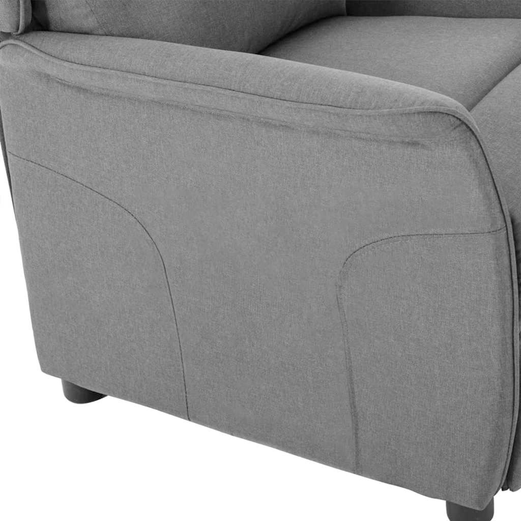 Liegestuhl Hellgrau 66,5 x 94 x 101,5 cm Polyester