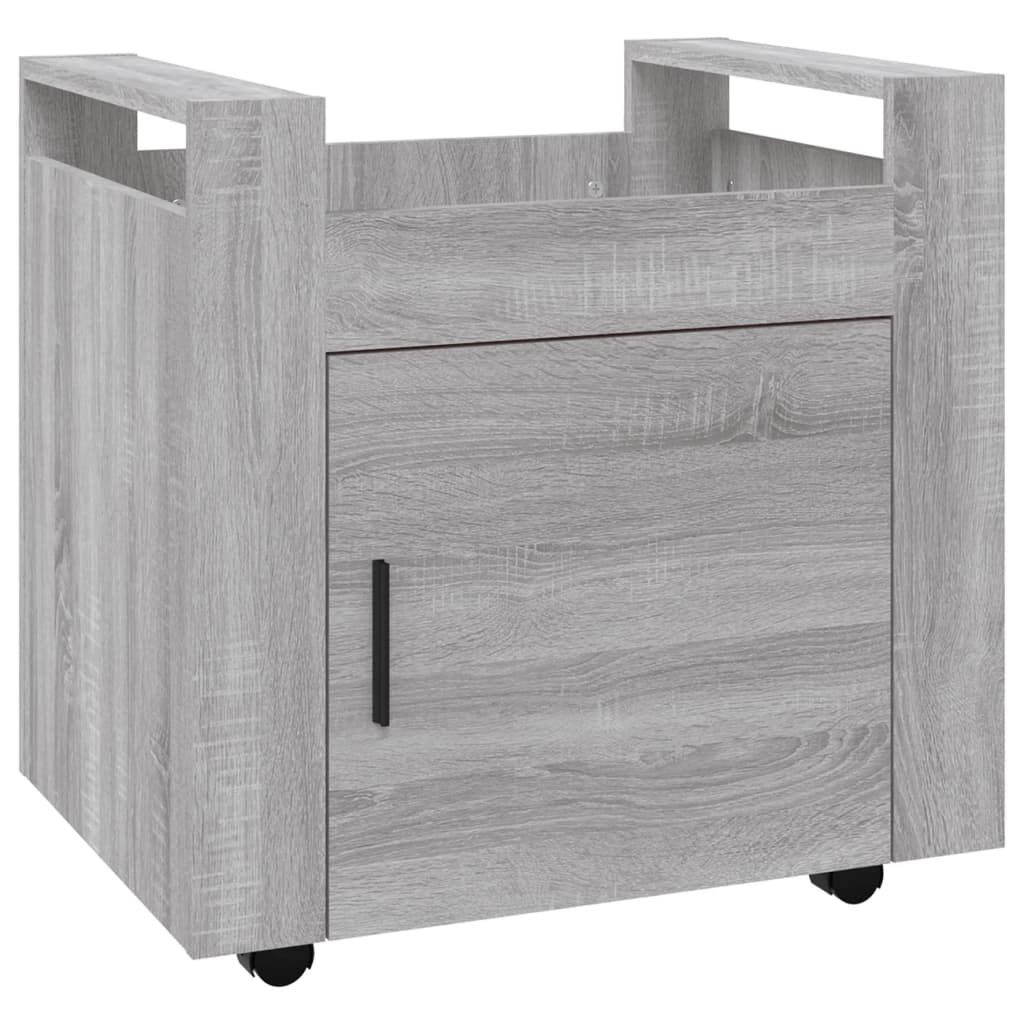 Bürowagen Weiß 60x45x60 cm Holzwerkstoff